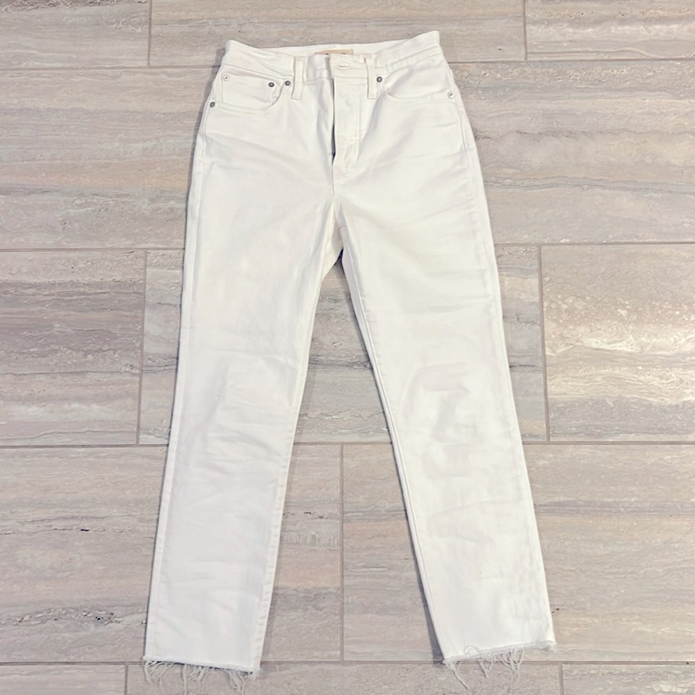 Madewell White The Perfect Vintage Jeans Size 26